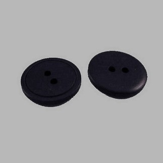 Knoop donker blauw 20 mm