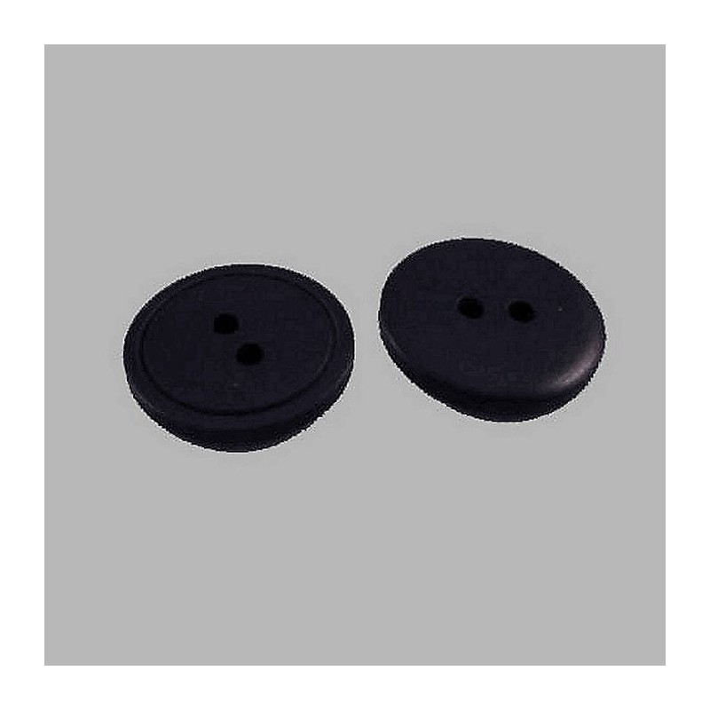 Knoop donker blauw 20 mm