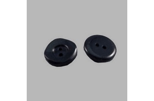 Button dark blue square 15 mm
