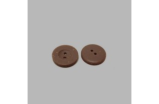 Knoop bruin gespikkeld 20 mm