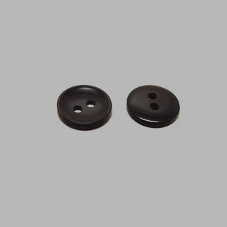 Button black 12 mm