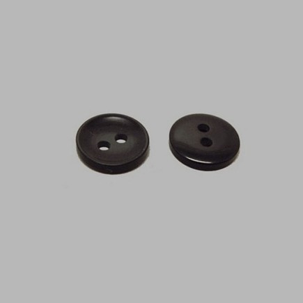 Button black 12 mm