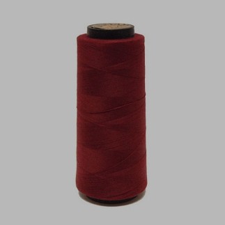 synthetic sewing thread on a bobbin bordeaux red 1800 meter