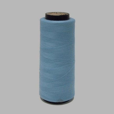 synthetic sewing thread on a bobbin dolphin blue 1800 meter