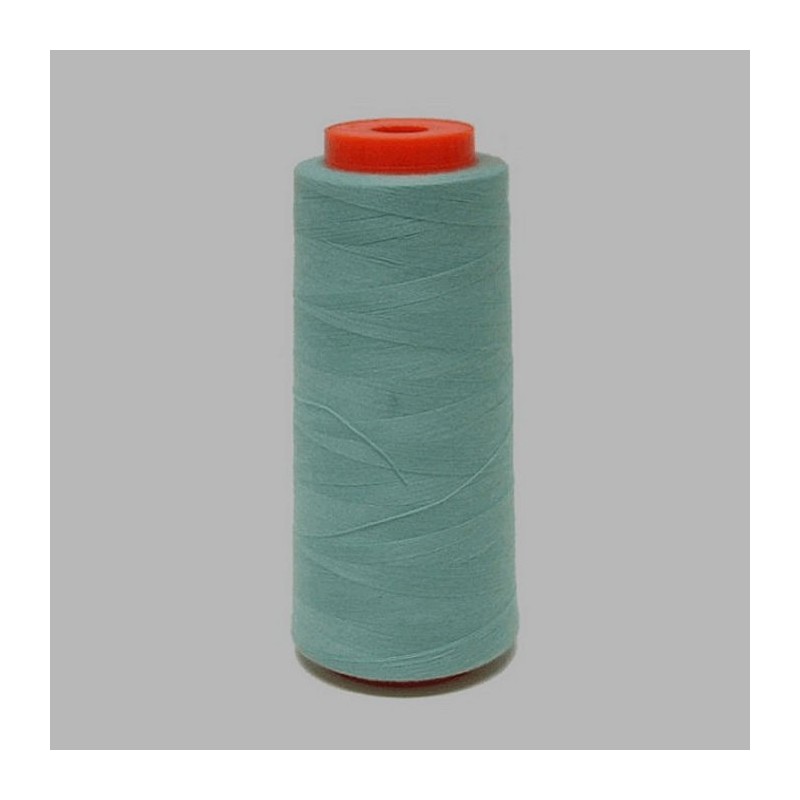synthetic sewing thread on a bobbin turquoise 1800 meters