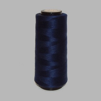 synthetic sewing thread on a bobbin dark blue 1800 meters