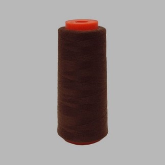 synthetic sewing thread on a bobbin brown 1800 meters