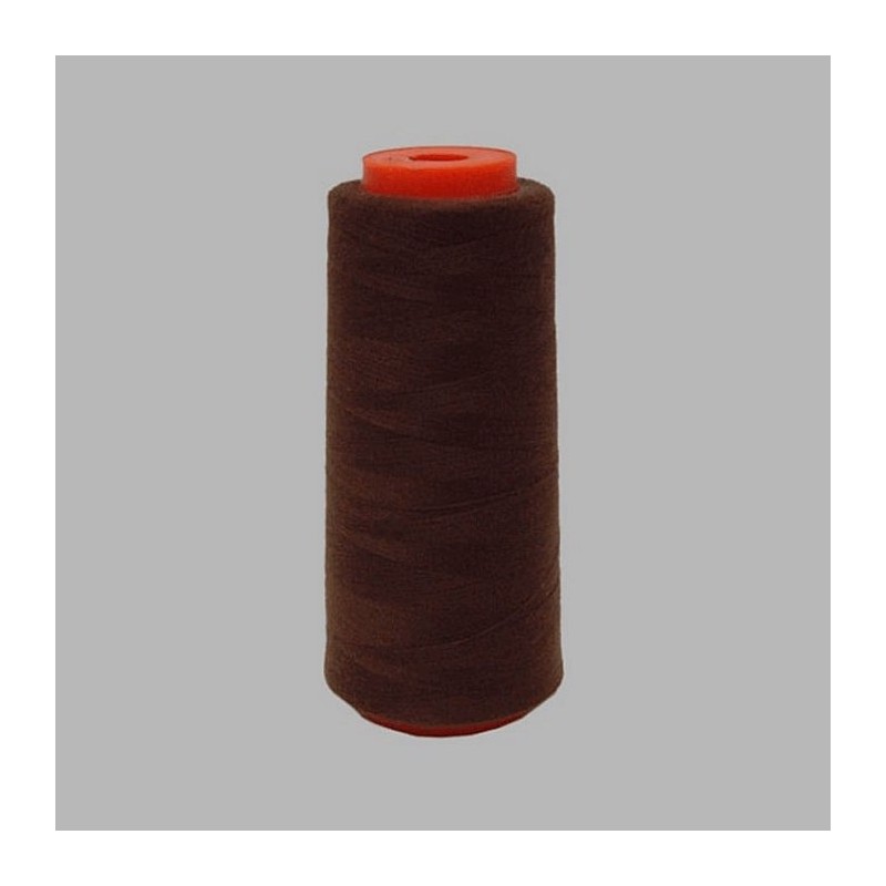 synthetic sewing thread on a bobbin brown 1800 meters