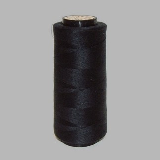 synthetic sewing thread on a bobbin black 1800 meters