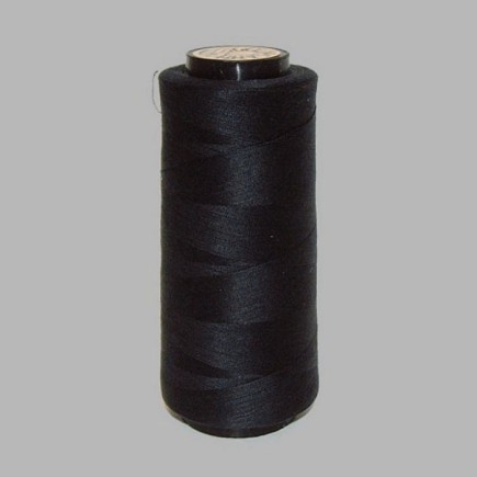 synthetic sewing thread on a bobbin black 1800 meters