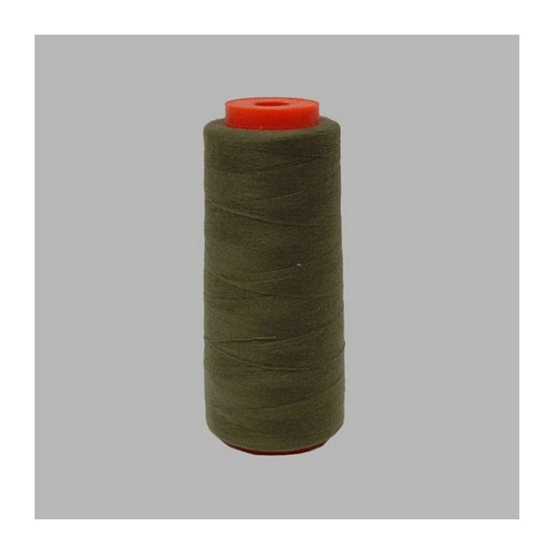 synthetic sewing thread on a bobbin olive green 1800 meters