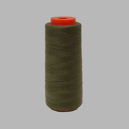 synthetic sewing thread on a bobbin olive green 1800 meters