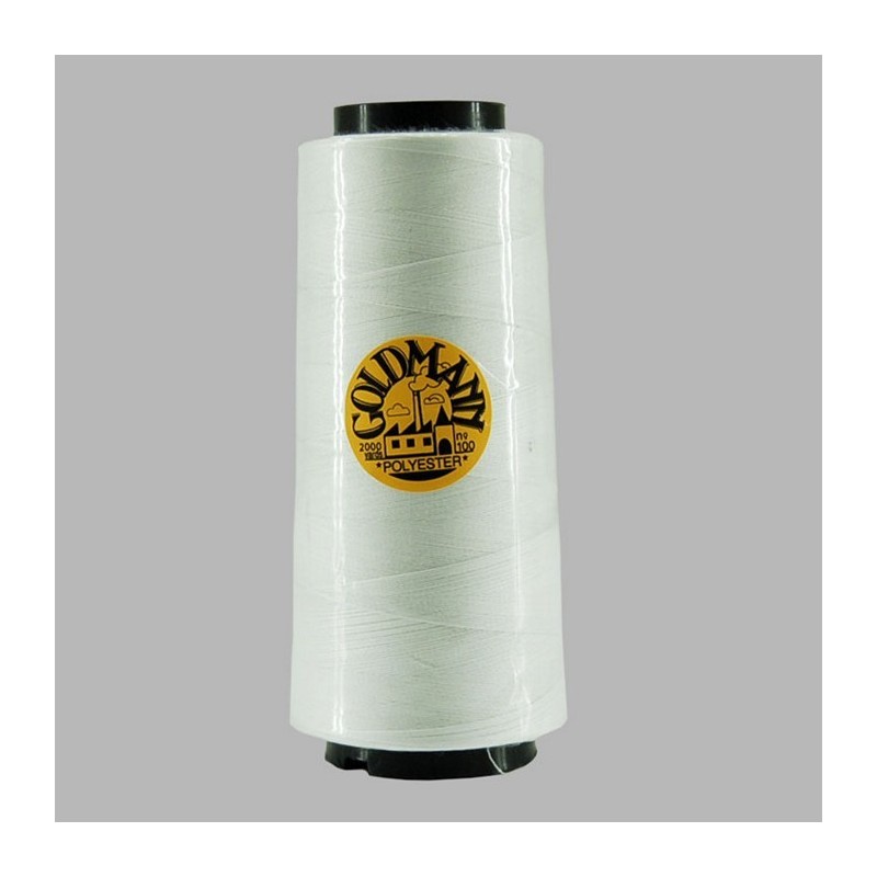 sewing thread synthetic bobbin 1800 m color clear white
