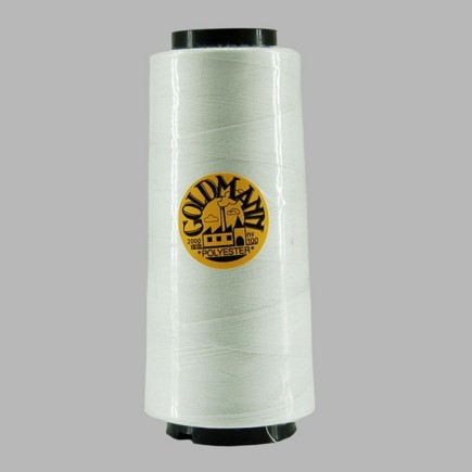 sewing thread synthetic bobbin 1800 m color clear white