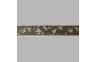 Bordure de papier peint gamme de couleurs dans l'espace 13 cm x 5 mètre