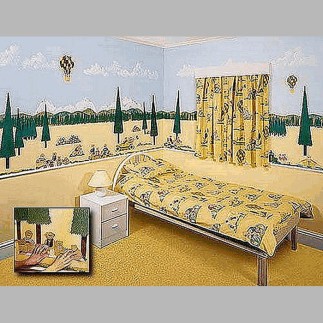 Décorations pour chambres d'enfants de frieze frame design Nounours et pique-nique A