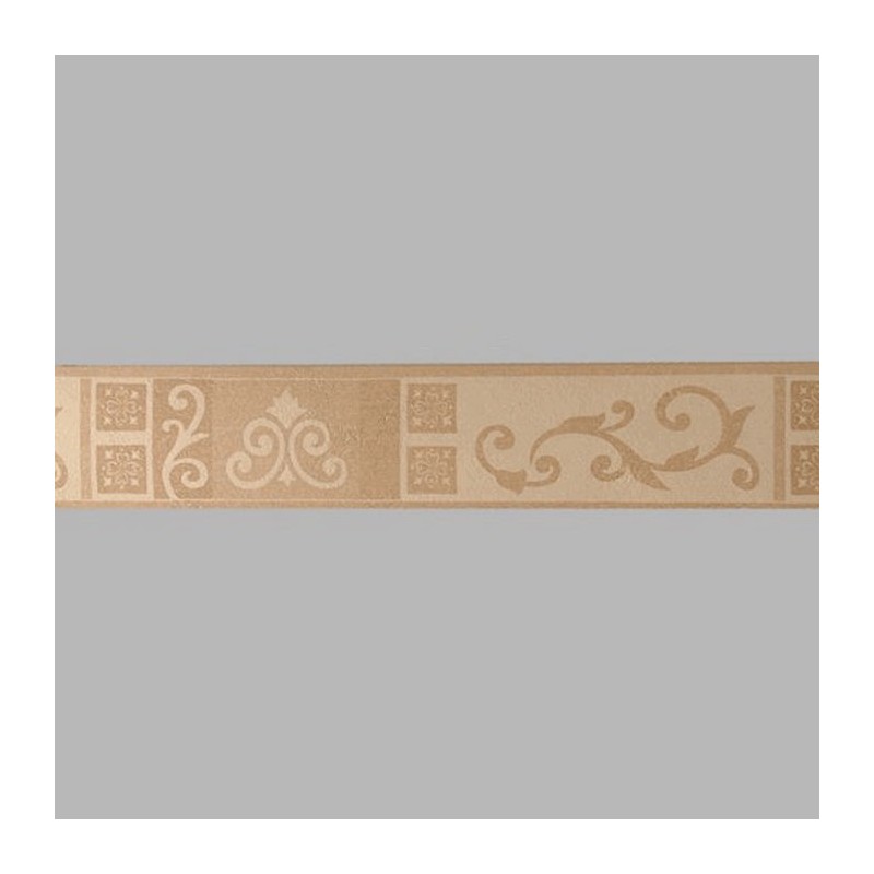 Bordure papier peint couleur beige ornements 13 cm x 5 mètre