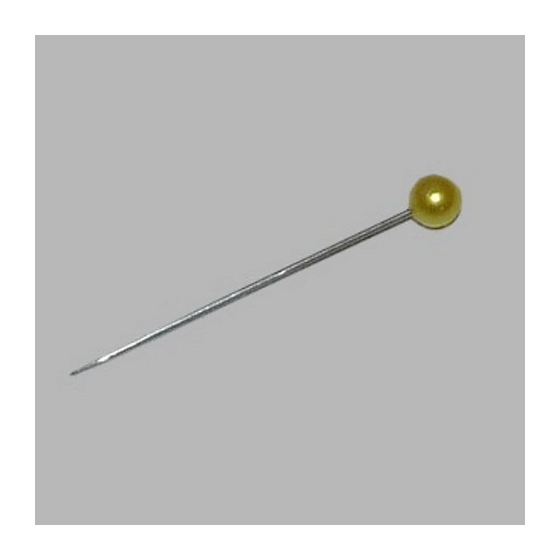 Kopspelden goudgeel L 31 mm 70 stuks