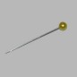 pearl head pins yellow gold L 31 mm 70 pieces