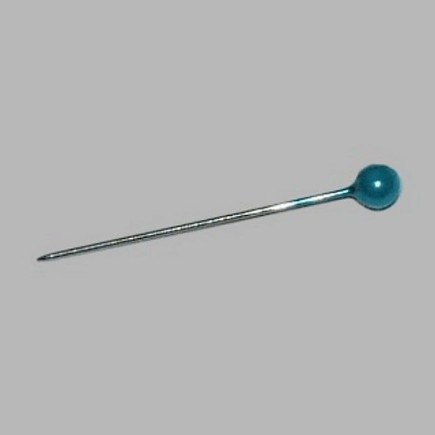 Kopspelden licht blauw L 31 mm 70 stuks