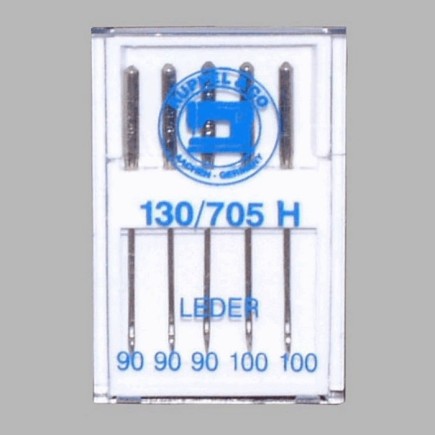 5 Sewing machine needles leather