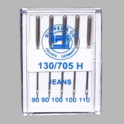 5 sewing machine needles jeans