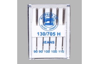 5 Naaimachine naalden jeans