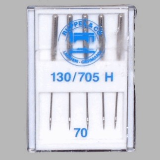 5 Sewing machine needles 70 flat side