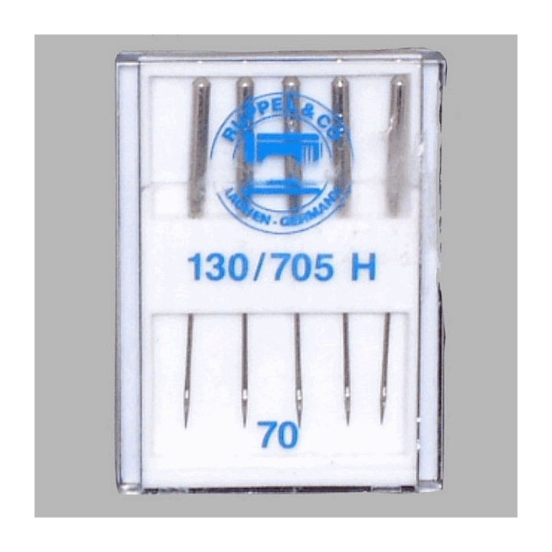 5 Sewing machine needles 70 flat side