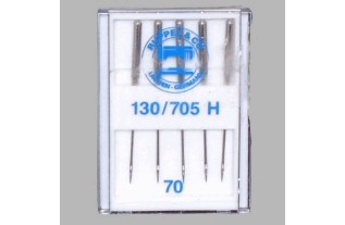 5 Sewing machine needles 70 flat side