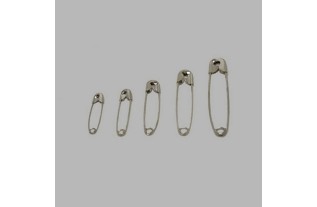 veiligheidsspeld assortiment aluminium kleur