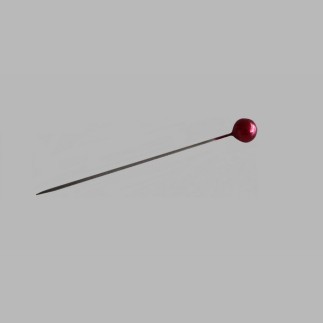 épingles de tête perles rouges L 38 mm 100 pcs NOUVEAU