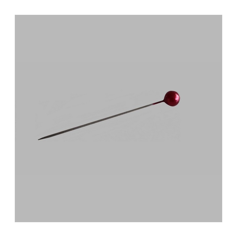 Kopspelden parelmoer rood L 38 mm 100 stuks NIEUW