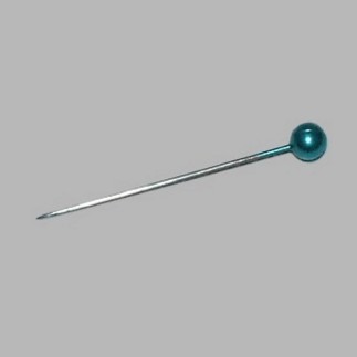 épingles à tête turquoise 70 pcs