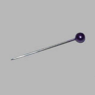 épingles à tête violet foncé 70 pcs