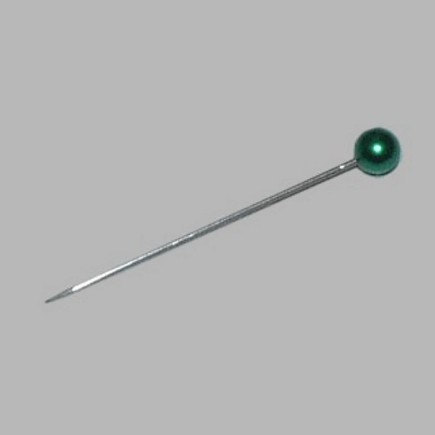 épingles à tête vert foncé 70 pcs