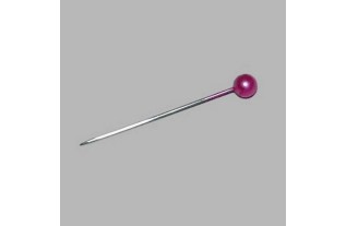 pearl head pins dark rose L 31 mm 70 pieces
