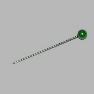 épingles à tête vert clair 70 pcs