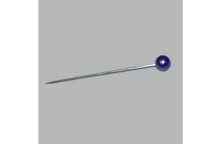 Pearl head pins purple light L 31 mm 70 pieces