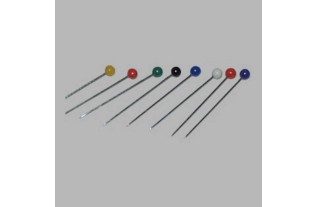 Epingles à tête couleurs mat mélangées