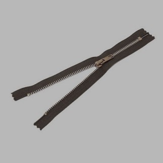 zipper color green length 20 cm metal