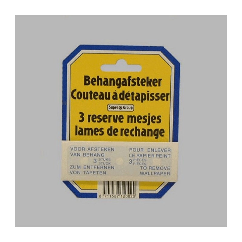 Racleur de papier peint de lames de rechange Racleur de papier peint de lames de rechange