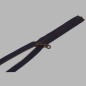 zipper color dark blue length 50 cm metal
