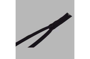 fermeture à glissière couleur noire longueur 55 cm métal