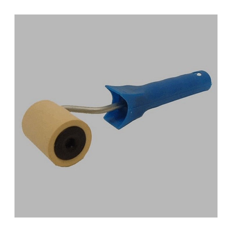 Rubber seam roller