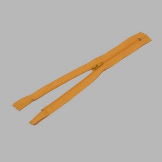zipper color yellow length 20 cm nylon