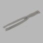 zipper color grey length 20 cm nylon