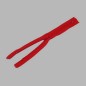zipper color red length 20 cm nylon