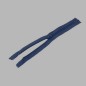 zipper color dark blue length 20 cm nylon