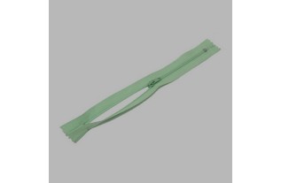 zipper color light green length 20 cm nylon